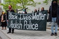 Black lives matter protest montreal Royalty Free Stock Photo