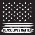 Black Lives Matter. Protest poster