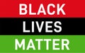Black lives matter quote, phrase or slogan. Royalty Free Stock Photo