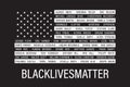 Black lives matter quote, phrase or slogan. Royalty Free Stock Photo