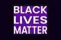 Black lives matter quote, phrase or slogan. Royalty Free Stock Photo