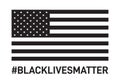 Black lives matter quote, phrase or slogan. Royalty Free Stock Photo