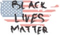 Black Lives Matter text vector vintage. stop racism. I can`t breathe. stop shooting. don`t shoot. black lives matter. lives matter