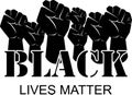 Black Lives Matter. Vector typography design of concept all lives matter