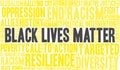 Black Lives Matter Word Cloud