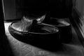 Black loafers Royalty Free Stock Photo