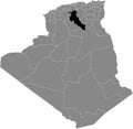 Location map of Djelfa province