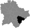 Location map of the PestszentlÃârinc-Pestszentimre 18th district XVIII kerÃÂ¼let