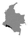 Location Map of Putumayo Department
