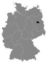 Location Map of Berlin