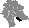 Location map of the Kreis 8 Riesbach District of Zurich, Switzerland