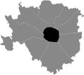 Location map of the Municipio 1 Zone of Milan, Italy Centro storico