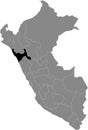 Location Map of La Libertad Department