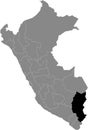 Location Map of Puno Department