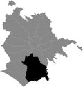 Location map of Municipio IX Ã¢â¬â EUR municipality