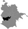 Location map of Municipio XI Ã¢â¬â Arvalia Portuense municipality