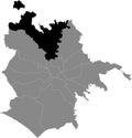 Location map of Municipio XV Ã¢â¬â Cassia Flaminia municipality