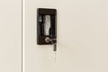 Black Locker key Royalty Free Stock Photo