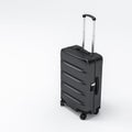 Black Luggage mockup on light background, Suitcase, baggage
