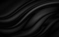 Black luxury fabric background with copy space