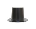 Black magic hat isolated on a white background