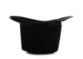 Black magician hat on white background Royalty Free Stock Photo