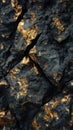 black magmatic background with gold interspersed, vertical