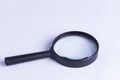 Black magnifying glass