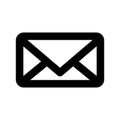 Black mail symbol icon design