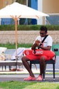 Black male lifeguard