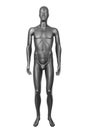 Black male mannequin isolated on white Royalty Free Stock Photo