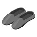 Black man shoes icon, isometric style Royalty Free Stock Photo