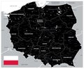 Black Map of Poland