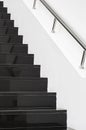 Black marble stairs Royalty Free Stock Photo