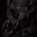 Black marble texture design, colorful dark marble surface, curved golden lines, bright abstract background design Royalty Free Stock Photo