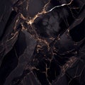 Black marble texture design, colorful dark marble surface, curved golden lines, bright abstract background design Royalty Free Stock Photo