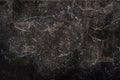 Black marble texture. Dirty background. Front view grunge old facade. Royalty Free Stock Photo