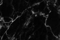 Black marble texture in natural patterned for background and design. Royalty Free Stock Photo