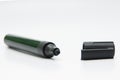 Black marker and lid Royalty Free Stock Photo