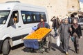 Black market in Meknes, Morocco