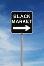 Black Market Royalty Free Stock Photo