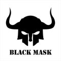 Black Mask, warrior Royalty Free Stock Photo