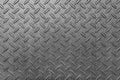 Black matel plate floor texture Royalty Free Stock Photo
