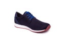 Black mens sport shoes isolate