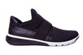 black mens sport shoes. Isolate on white.