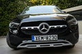 A Black Mercedes Benz A-class Royalty Free Stock Photo