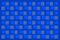 Black Mesh With Square Pattern On Blue Background. Royalty Free Stock Photo