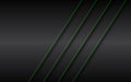 Black metal abstract background with green lines. Corporate design concept Royalty Free Stock Photo