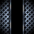 Black metal technology abstract background