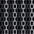 Black and metal chain on black seamless vector background